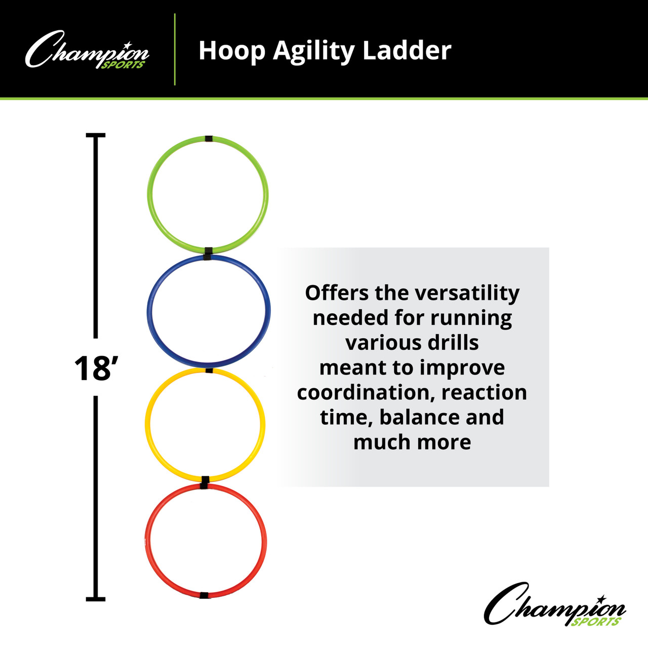 Champion Sports Agility Ladder - Thumbnail 4