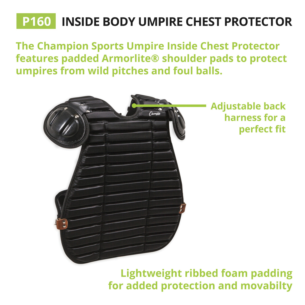 Champion Sports Umpire Chest Protector - Thumbnail 3