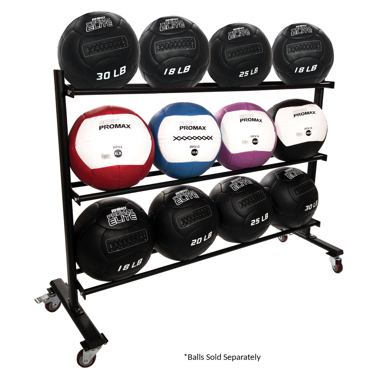 Champion Sports Promax Medicine Ball Rack - Thumbnail 4
