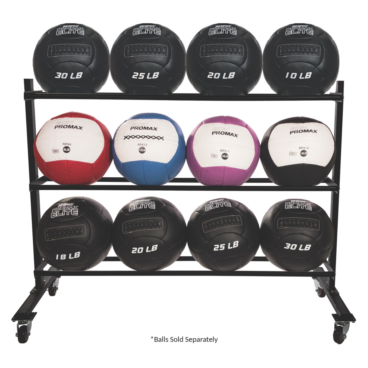 Champion Sports Promax Medicine Ball Rack