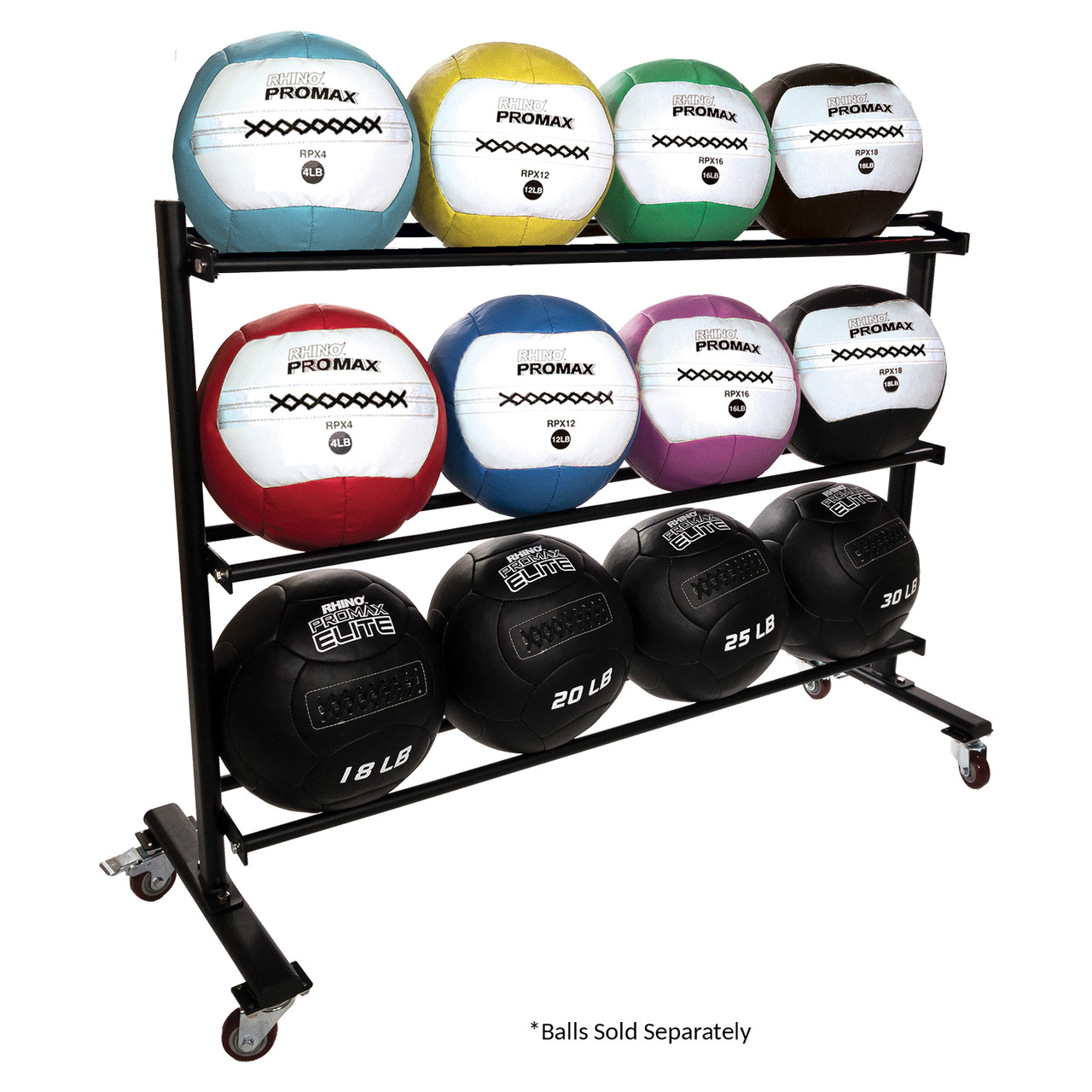 Champion Sports Promax Medicine Ball Rack - Thumbnail 3