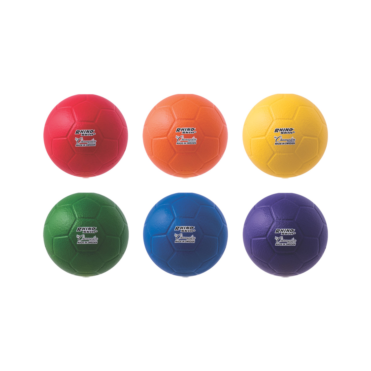 RHINO SKIN MEDIUM BOUNCE SIZE 5 SOCCER BALL SET - Champion Sports