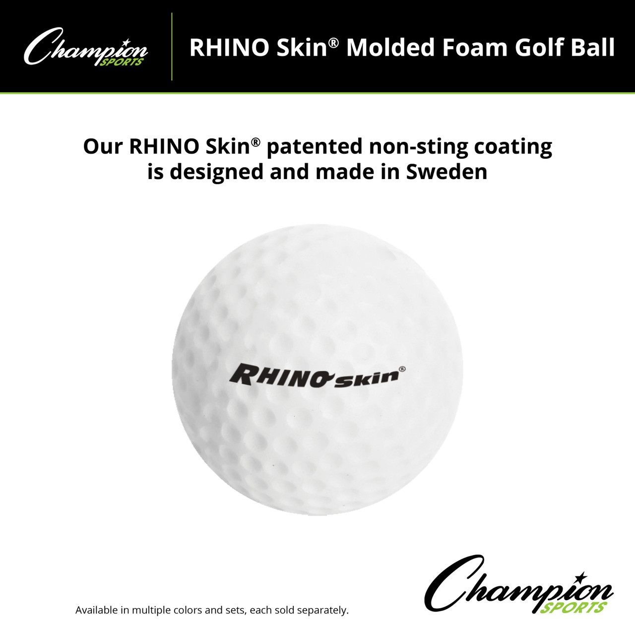 RHINO SKIN MOLDED FOAM GOLF BALL - Thumbnail 3