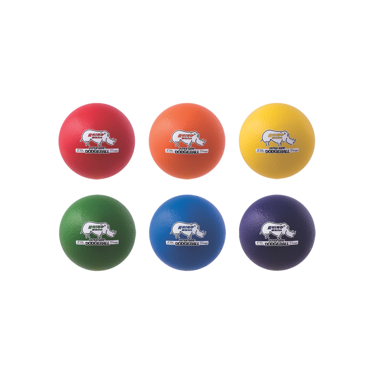 RHINO SKIN LOW BOUNCE ULTRA GRIP DODGEBALL SET - Champion Sports