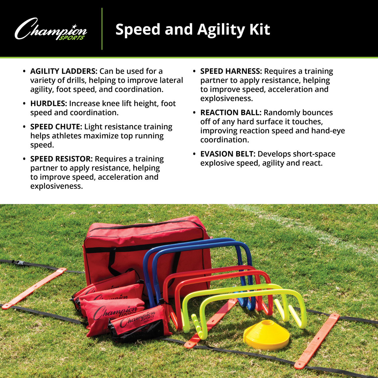 SPEED AND AGILITY KIT - Champion Sports