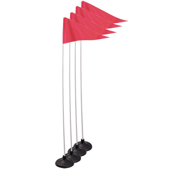 Champro Deluxe Official Soccer Corner Flags W/ Spring, Set Of 4, A197 - Anthem Sports