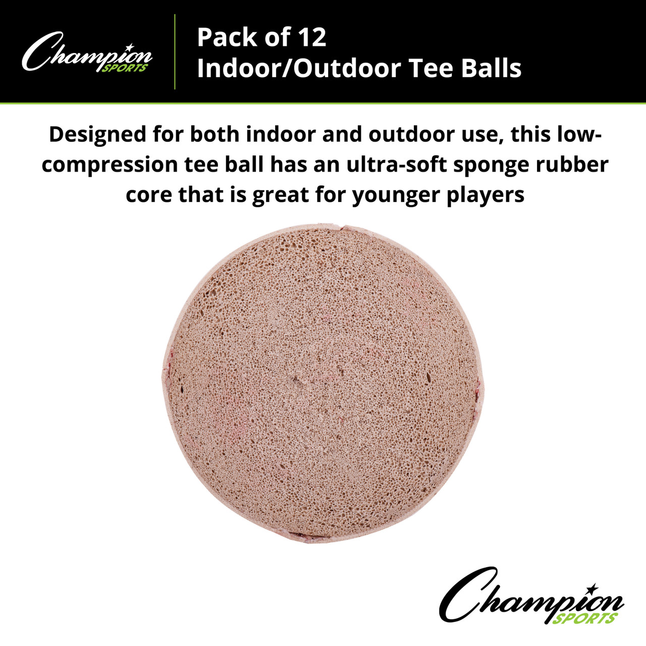 INDOOR/OUTDOOR TEE BALLS - Champion Sports