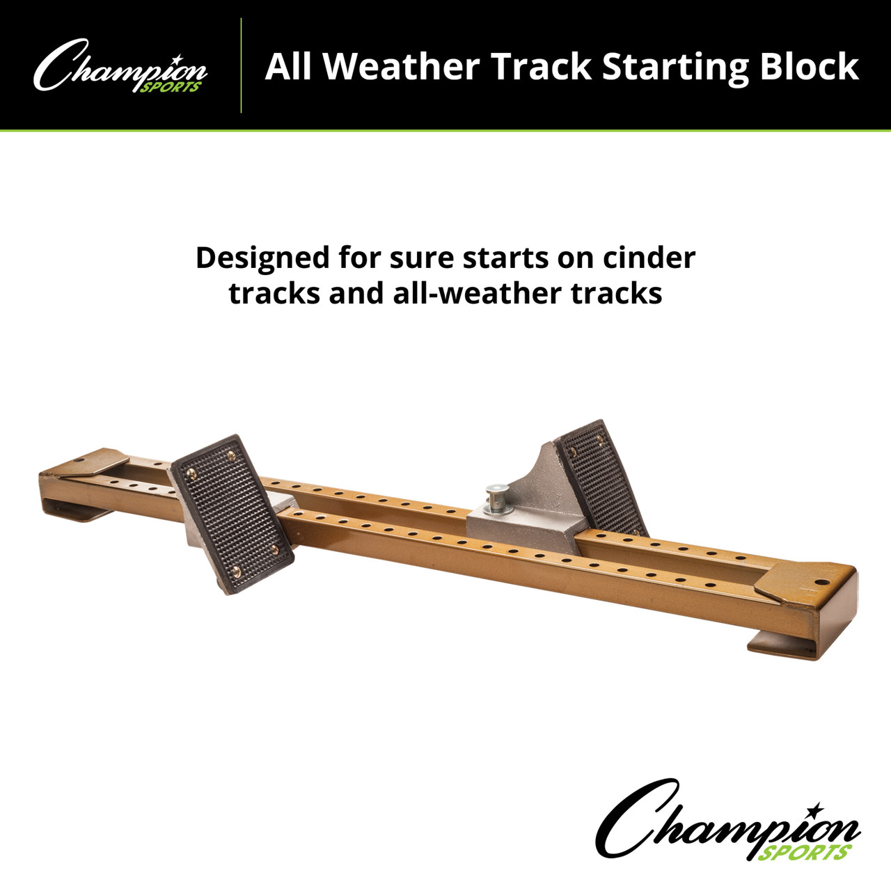 Champion Sports Track Starting Block - Thumbnail 5