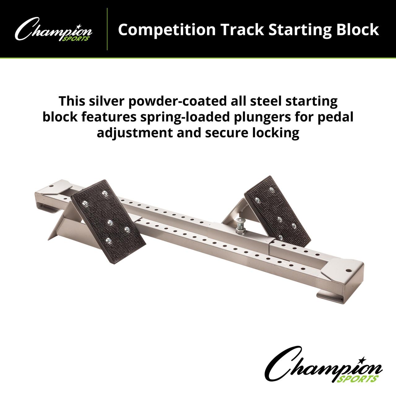 Champion Sports Competition Track Starting Block - Thumbnail 4