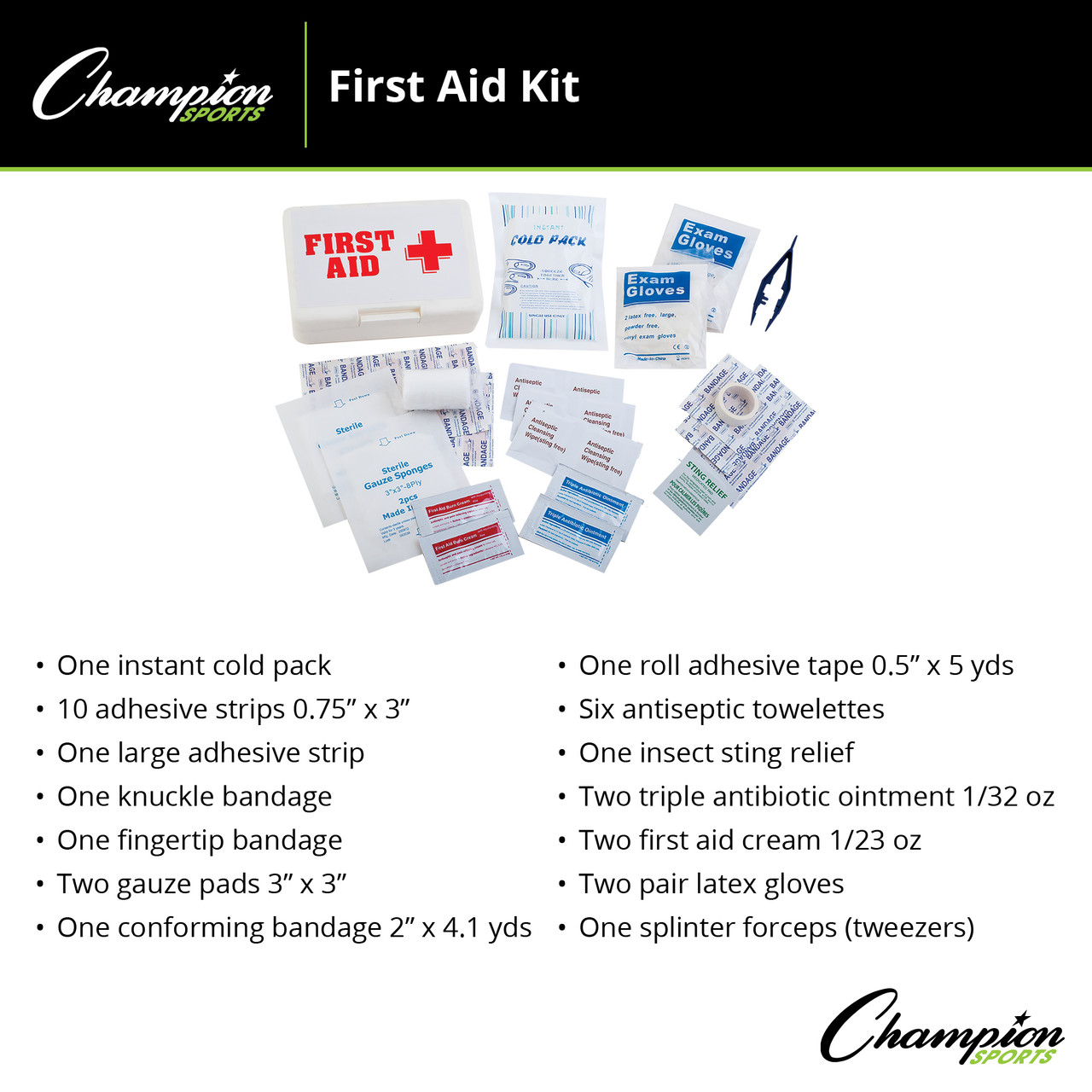 FIRST AID KIT - Champion Sports