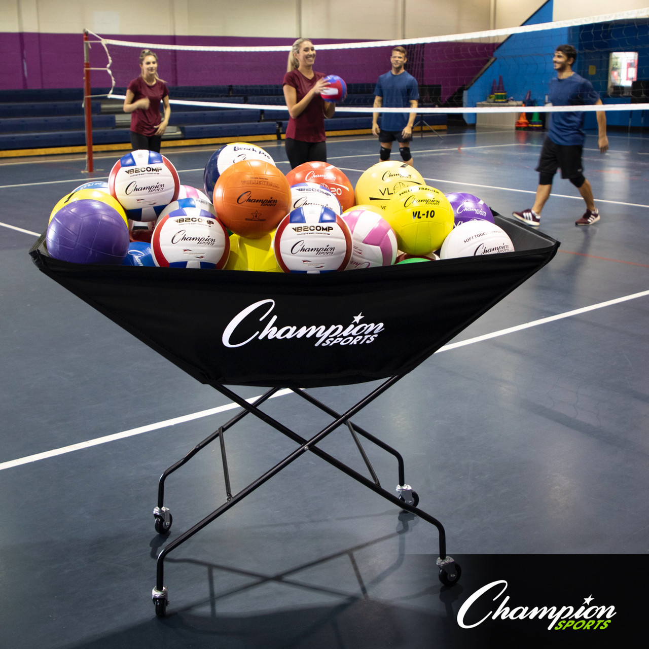 Collapsible Volleyball Cart - Thumbnail 2