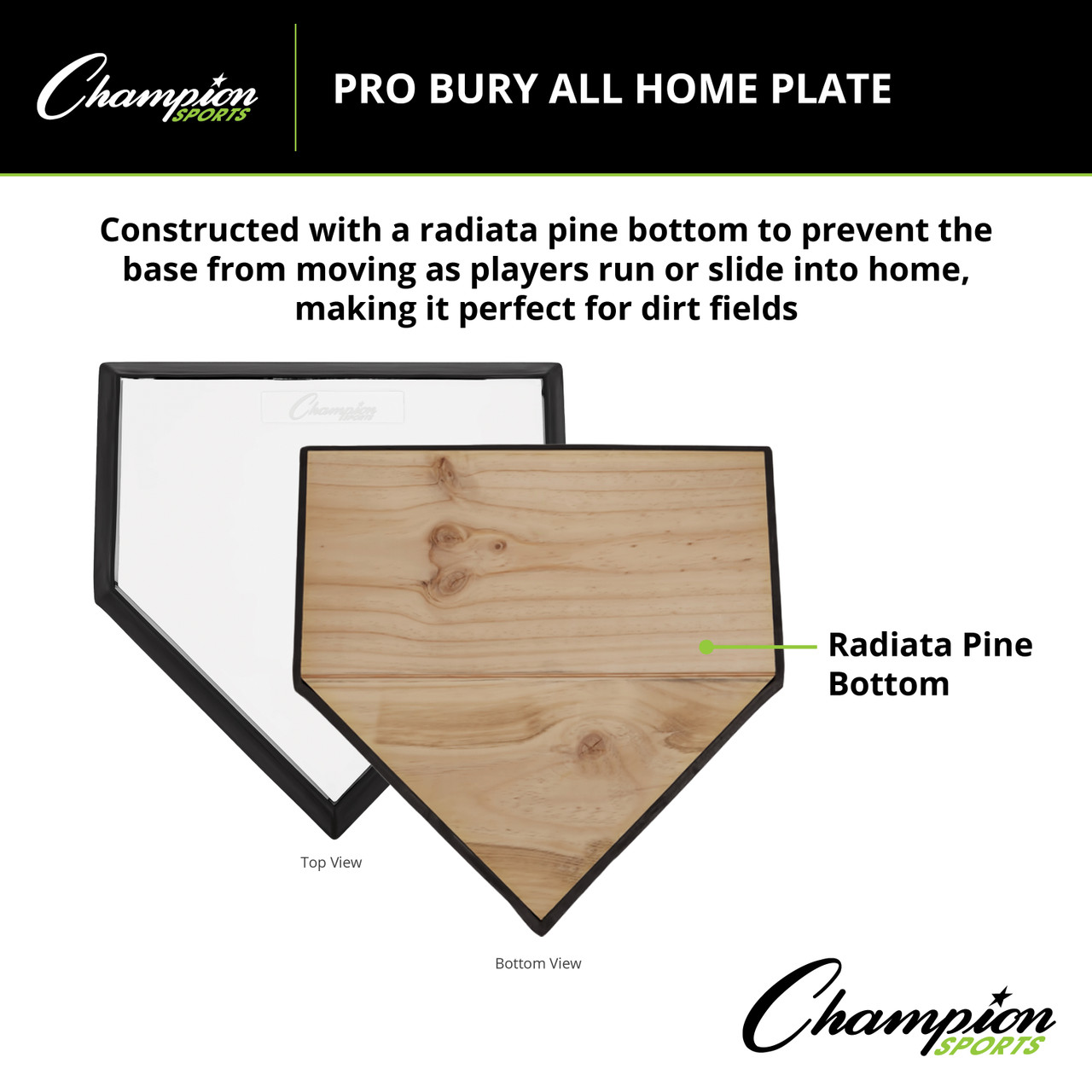 Champion Sports Home Plate - Thumbnail 5