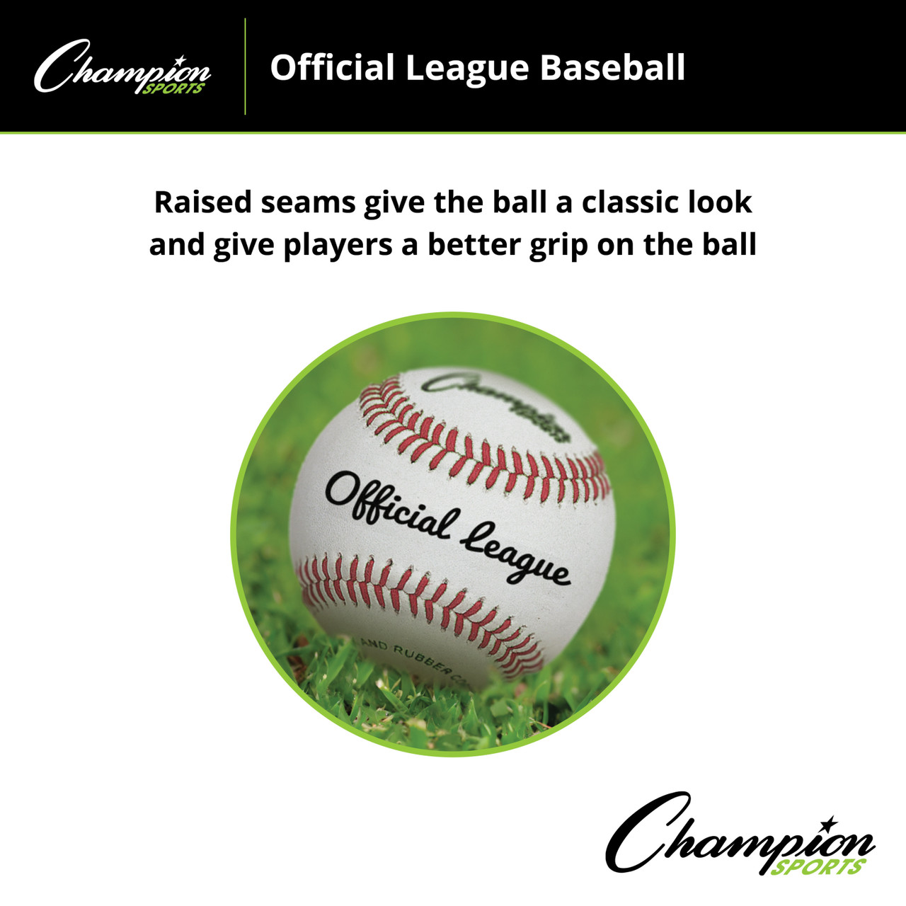 OFFICIAL LEAGUE BASEBALLS (OLB5) - Champion Sports
