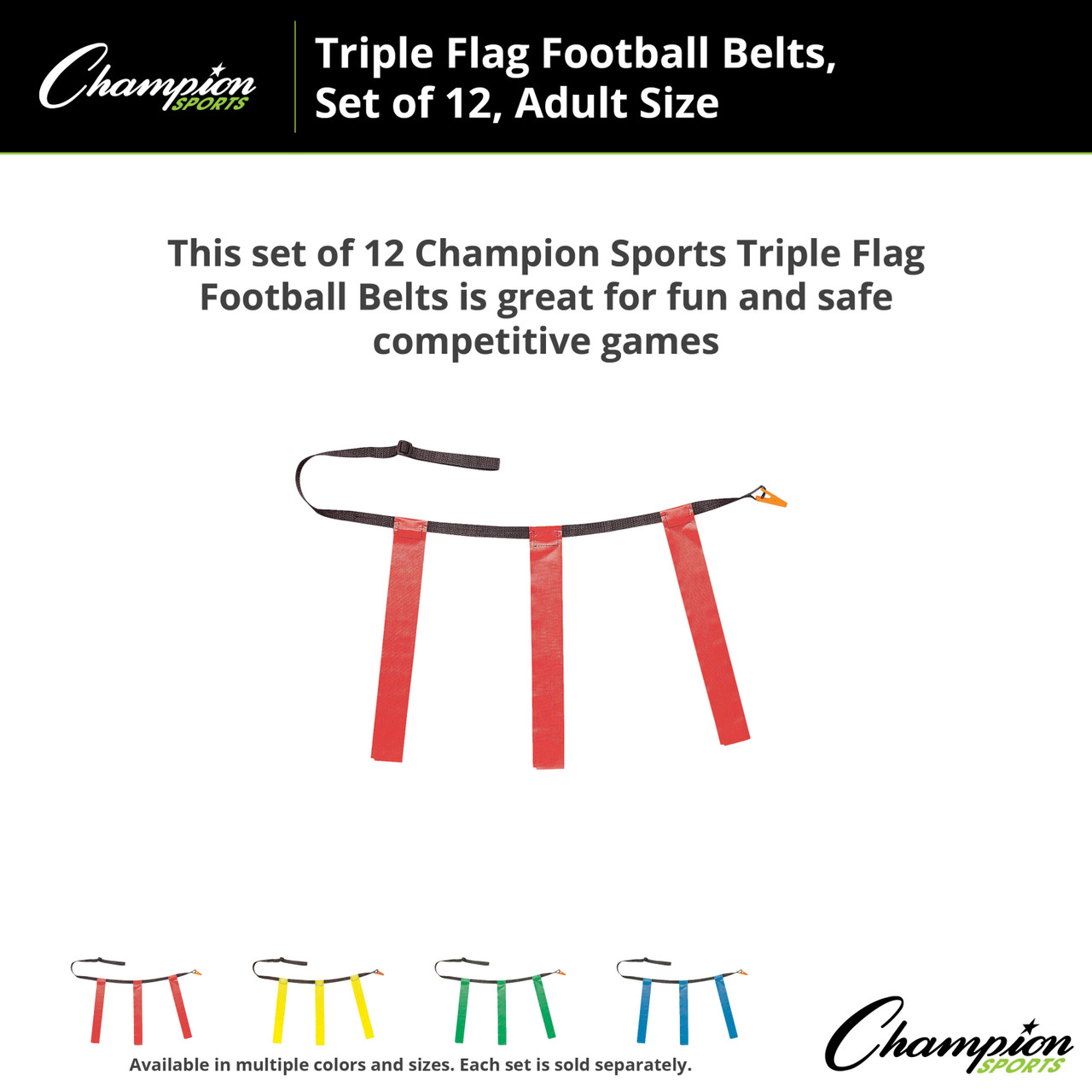 Champion Sports TFF Flag Football Set - Thumbnail 5