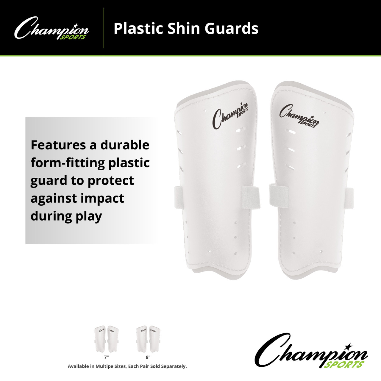 MOLDED SHIN GUARDS - Champion Sports