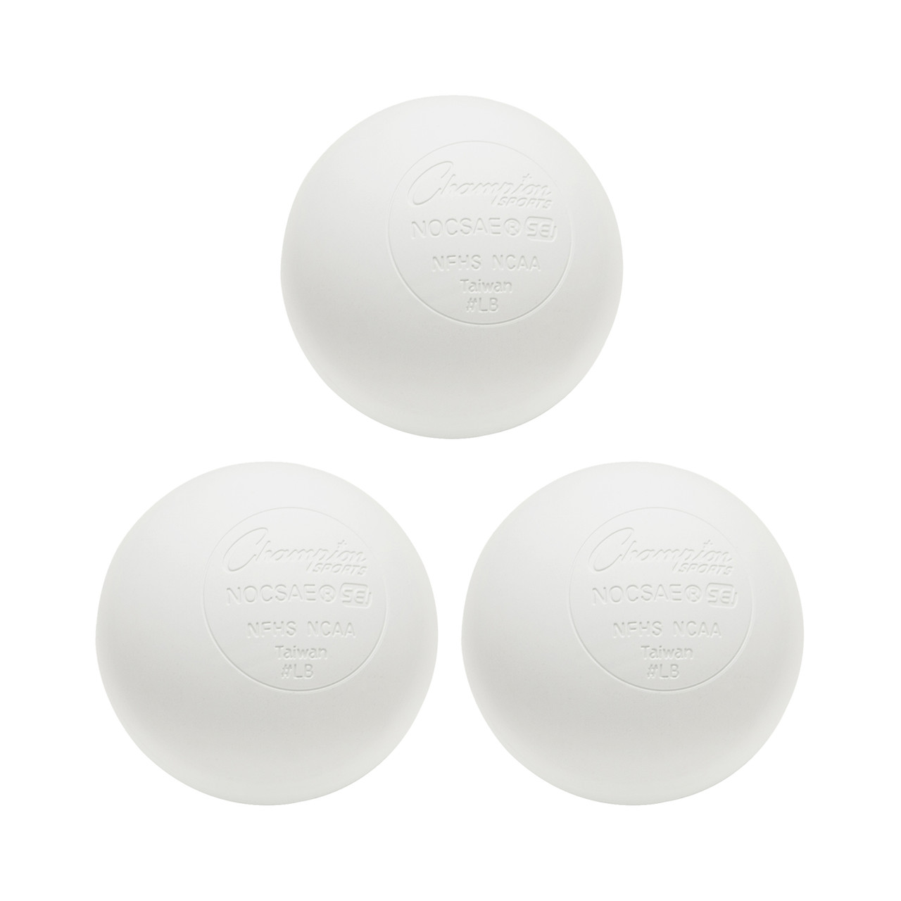 LACROSSE BALL SET, WHITE