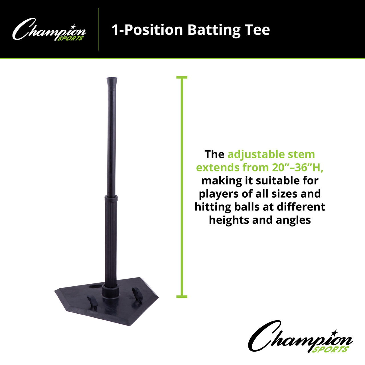 1-POSITION BATTING TEE - Champion Sports