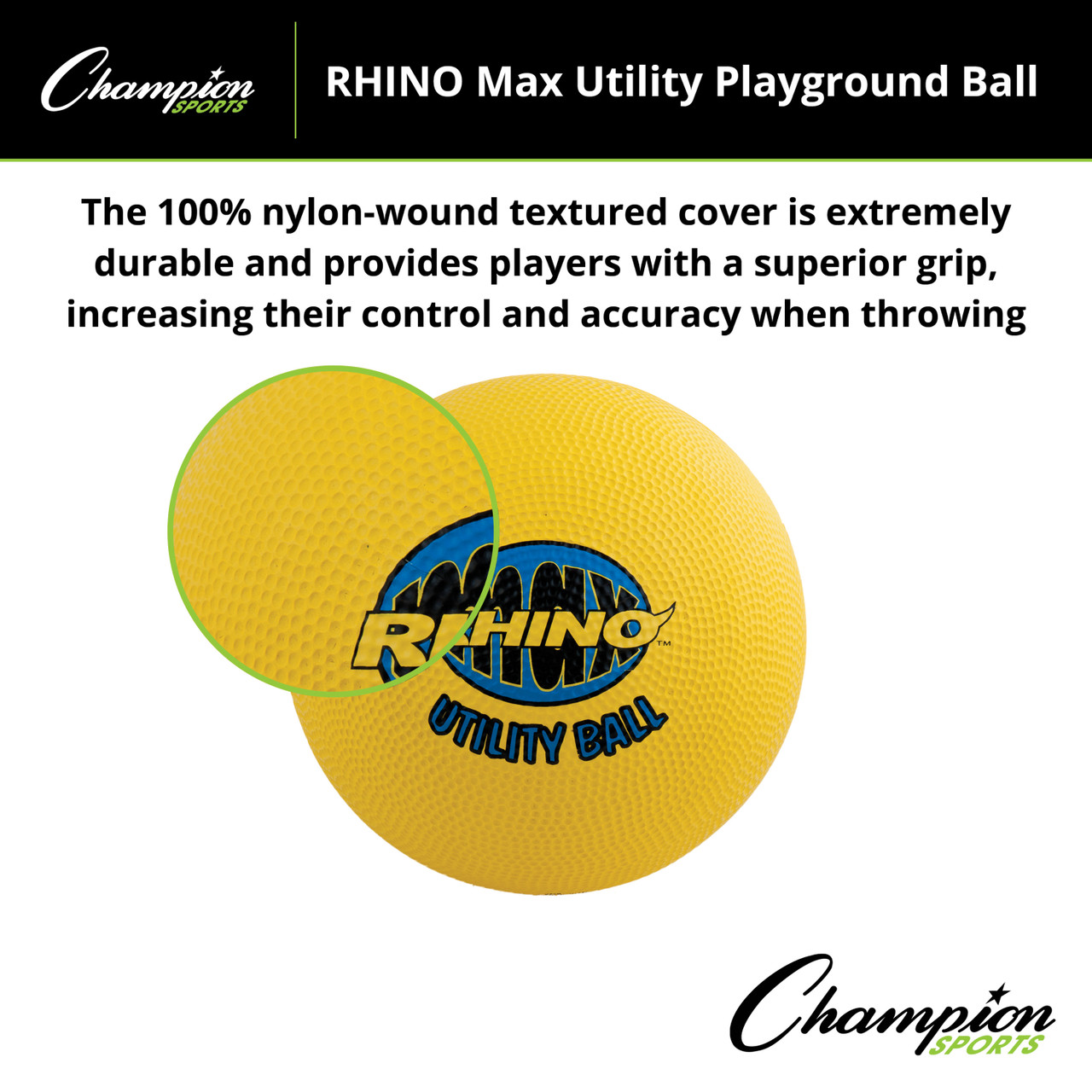 『ポール１０m』roudon RHINO MAX UTILITY PLAYGROUND BALL - Champion Sports