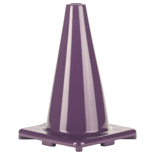 12"H HIGH-VISIBILITY FLEXIBLE VINYL CONE - Champion Sports