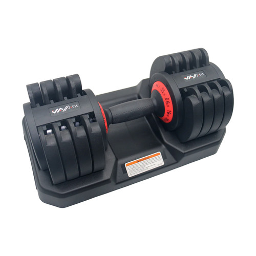 ADJUSTABLE DUMBBELL SET, 6.6-55 LB