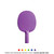 PLASTIC TABLE TENNIS PADDLE