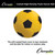 COATED HIGH-DENSITY FOAM SOCCER BALL