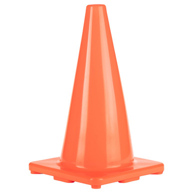 18"H HIGH-VISIBILITY FLEXIBLE VINYL CONE - Champion Sports