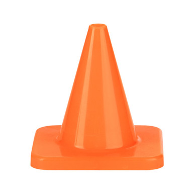 4"H HIGH-VISIBILITY FLEXIBLE VINYL CONE - Champion Sports