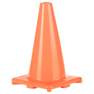 12"H HIGH-VISIBILITY FLEXIBLE VINYL CONE - Champion Sports