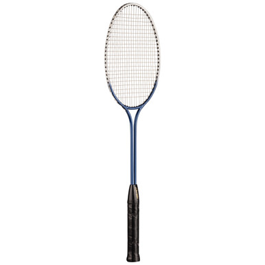BEGINNER TEMPERED STEEL TWIN SHAFT BADMINTON RACKET WITH