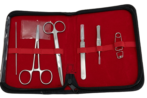Mouse Dissection Surgical Kit with Storage Case