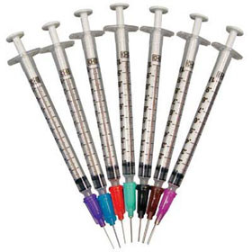 Prefilled Heparin & Saline Syringes 3cc syringe, 2cc fill vol., 50 u/ml heparin (300/pk)