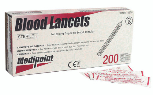Sterile Disposable Blood Lancets