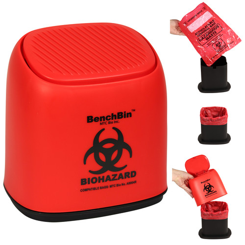 BenchBin Benchtop Biohazard Bin