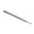 Micro-Drill Bit - Round Burr (pack of 5) Size 1/2, 0.6mm, 1.75" L, 2.33mm Shaft Made of tool steel