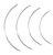 Suture Needles - 3/8 Circle Eye Cutting Edge (12 Pack)