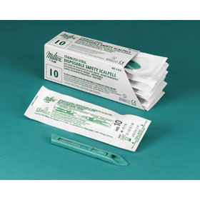 Disposable Safety Scalpel S/S #12, 10/pkg