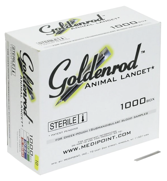 Goldenrod Animal Lancets