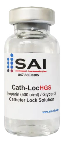 Heparin/Glycerol Catheter Loc Solution, 5 x 10ml
