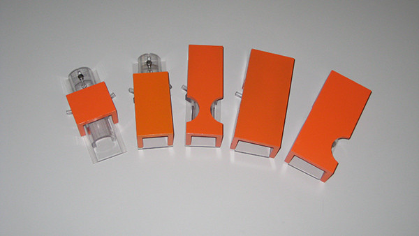 Partial Body Irradiation Shield, 1.375" dia Right Flank Exposure, Shield Only