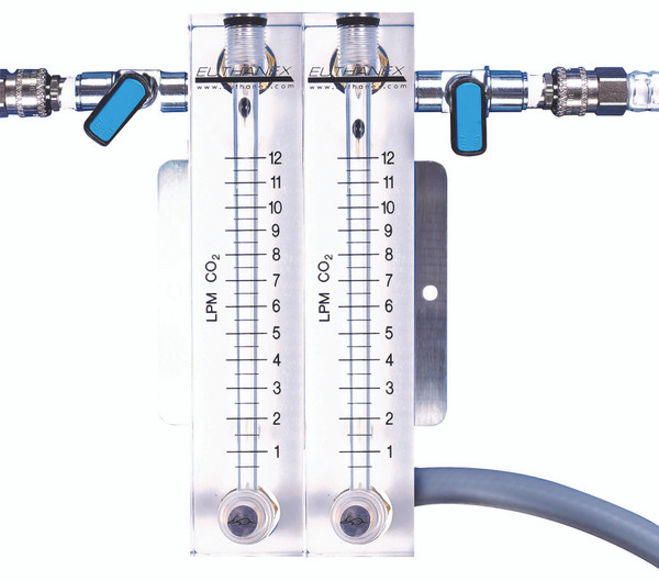 Tamper Proof Dual Flow Regulator 0.5-12/7-25 LPM