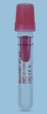 Microvette APT Automated Processing Tubes 250ul K2E, 500/case