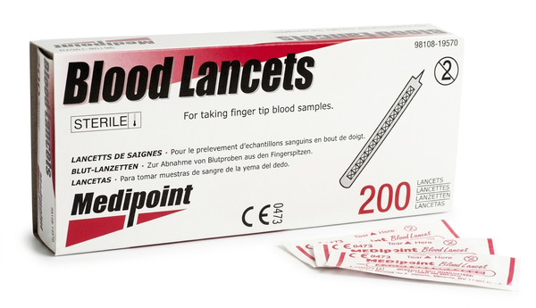 Sterile Disposable Blood Lancets