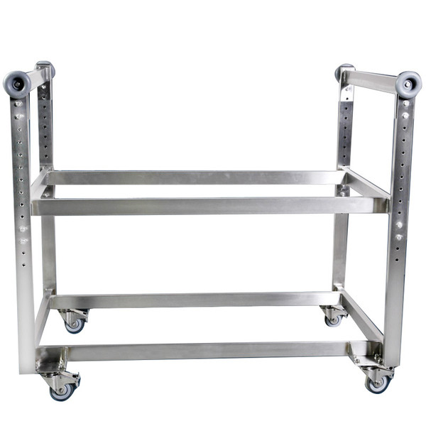 Stainless Steel Mobile Single Tier Cart