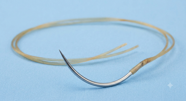 4-0 Gut Suture with 3/8 Circle Reverse Cutting Needle (36 Pack)