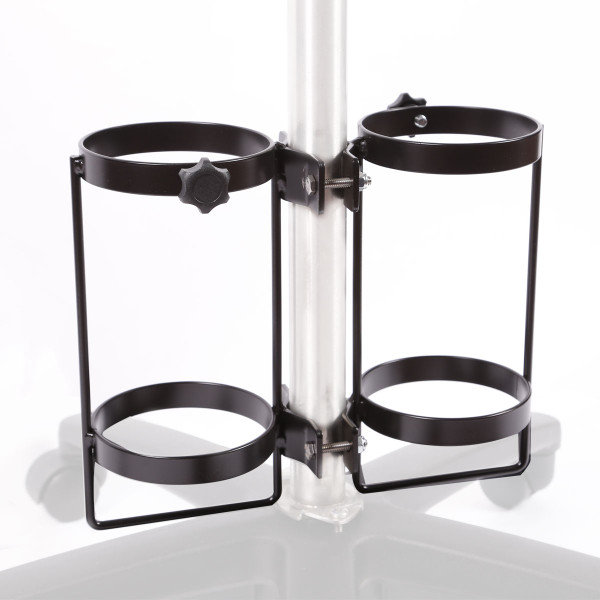 Dual Cylinder Holder for Pole Stand