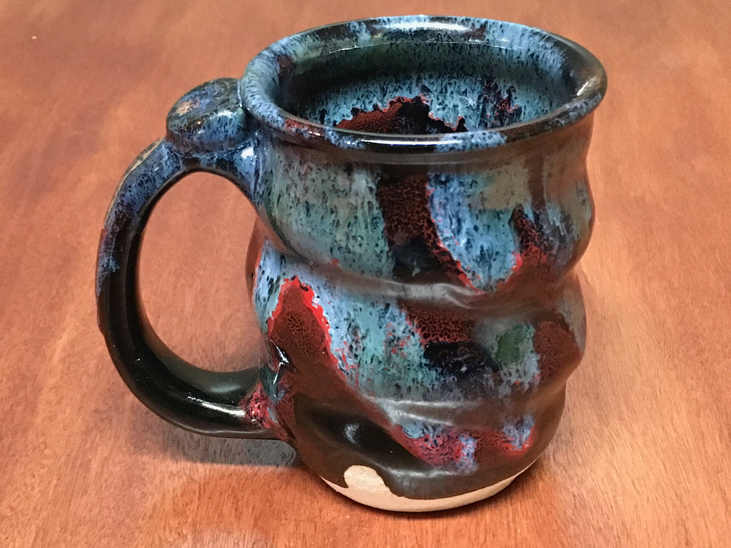 PATRONS ONLY: Cosmic Mug, roughly 14-16oz size, Inspired by a Star-Formation Nebula (SK6010)