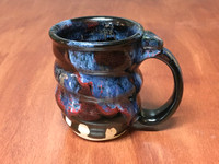 PATRONS ONLY: Cosmic Mug, roughly 10-12oz size, Inspired by a Planetary Nebula (SK5606)