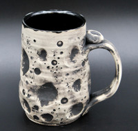 Lunar Mug w/Black Interior, roughly 12-14 ounces  (SK7181)