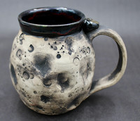 Moon Mug with 24K Gold on Thumb Spot, roughly 18-20 Ounces, (SK7718)